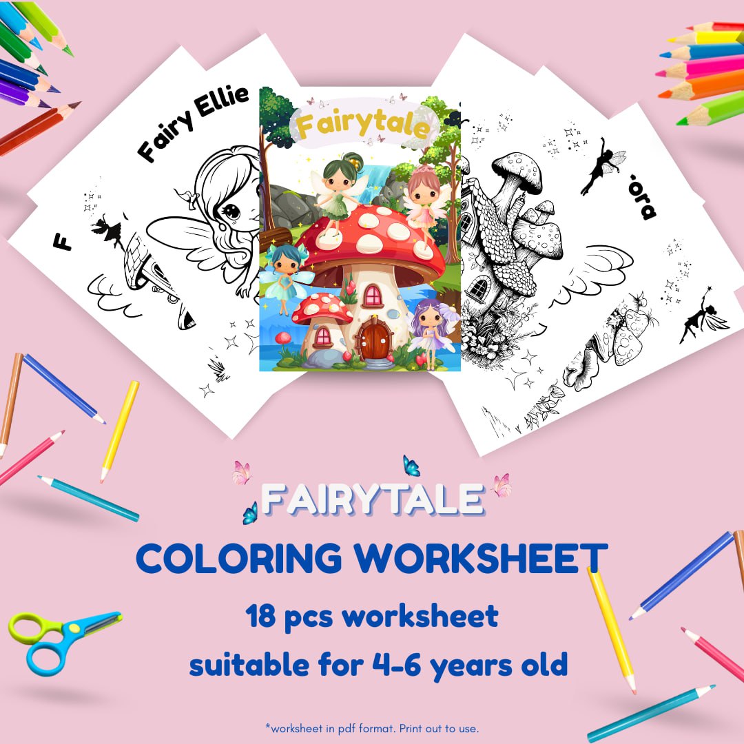 ANAK MINAT MEWARNA DENGAN COLORING SHEET